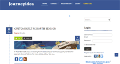 Desktop Screenshot of journeyidea.in